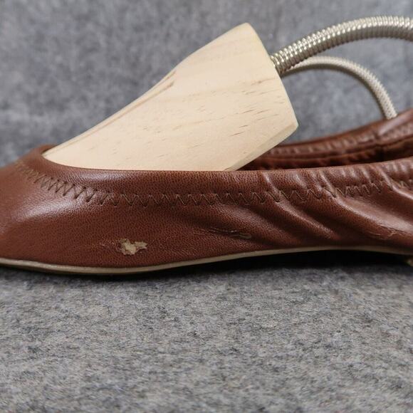 Faded Glory Shoes Womens 8.5 Ballet Flats Slip On Scrunch Memory Foam Comfort - Picture 5 of 15